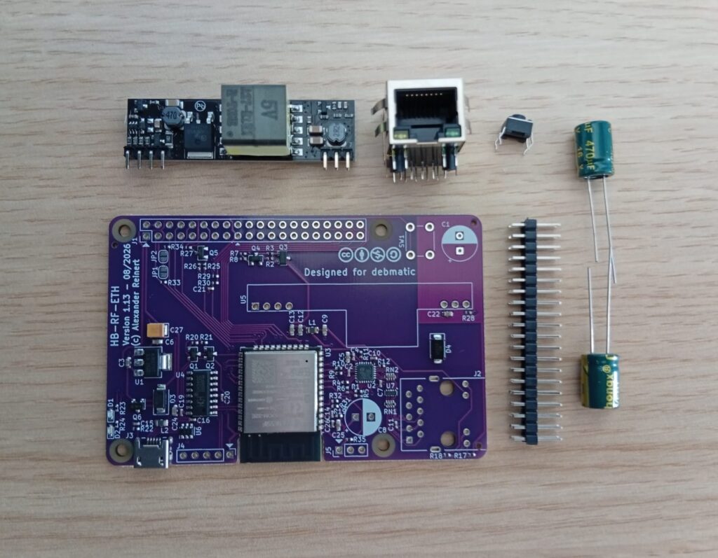 Bausatz HB-RF-ETH (mit PoE)